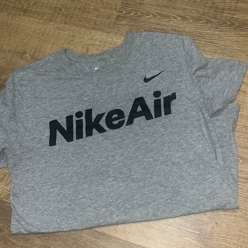 Womens Black and Gray Nike Shirt